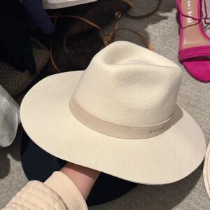 Cream Fedora Hat